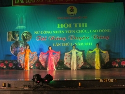 HỘI THI DUYÊN DÁNG TÀI NĂNG NGÀNH CAO SU - 2011