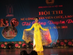 HỘI THI DUYÊN DÁNG TÀI NĂNG NGÀNH CAO SU - 2011